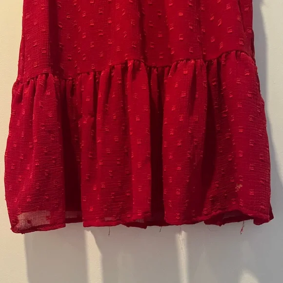 Zara Red Floral Top - Picture 3 of 4